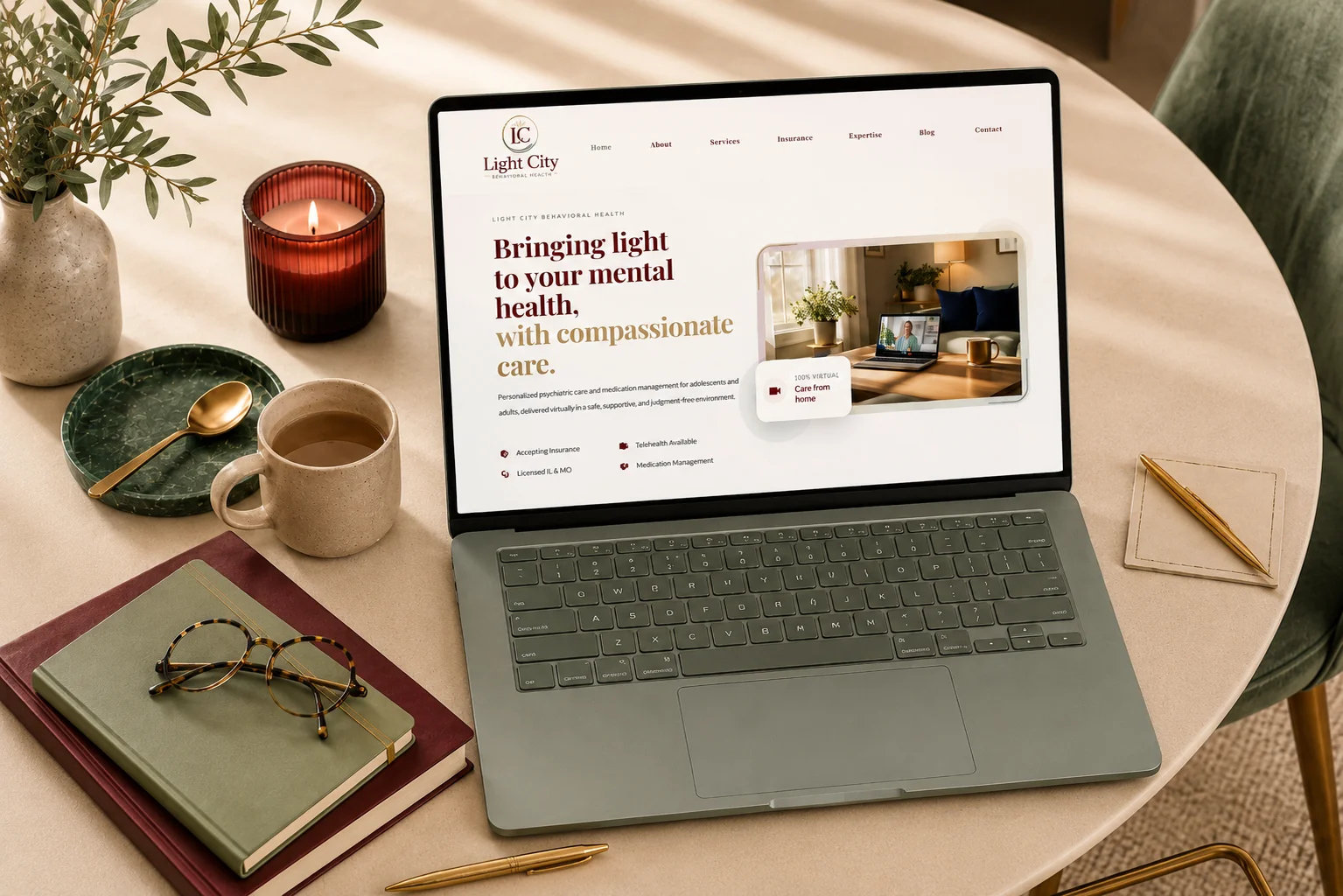 Telepsychiatry virtual appointment